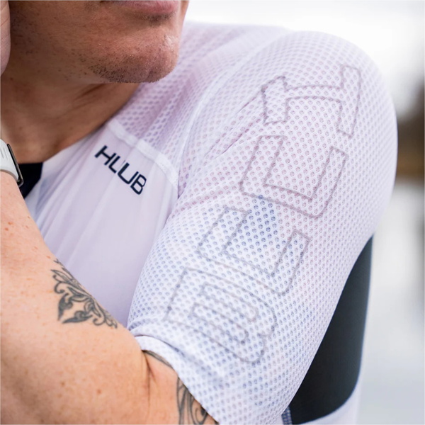 2026 Huub Anemoi 2 Sub22 Trisuit Til Mænd Anesub22flnw - Mørk Navy / Hvid